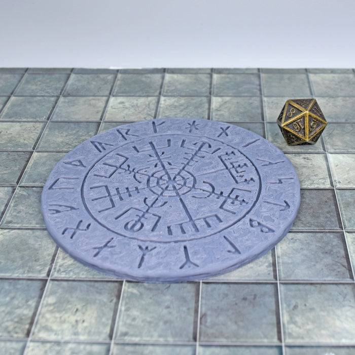 Tabletop wargaming terrain Magic Circle - Vegvisir for dnd accessories-Scatter Terrain-MasterWorks OpenForge- GriffonCo Shoppe