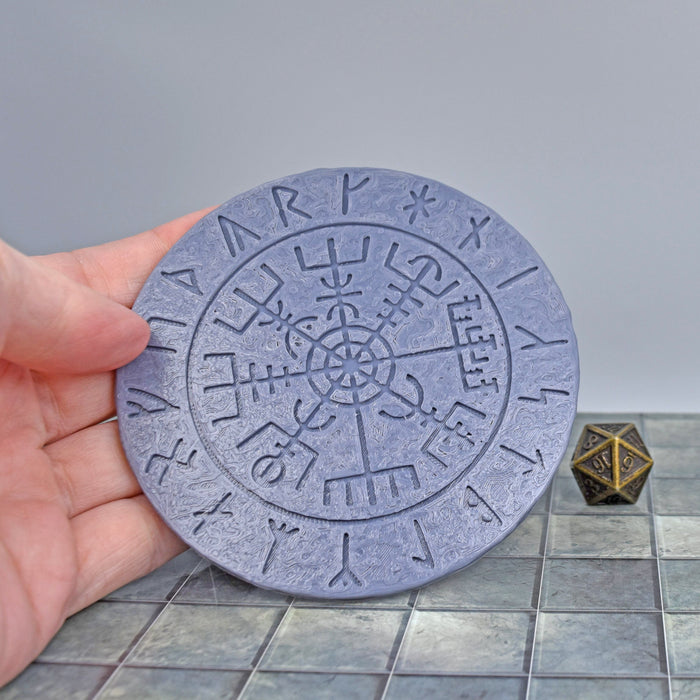 Tabletop wargaming terrain Magic Circle - Vegvisir for dnd accessories-Scatter Terrain-MasterWorks OpenForge- GriffonCo Shoppe