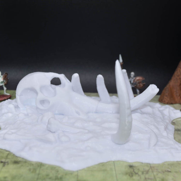 Tabletop wargaming terrain Mammoth Remains for dnd accessories-Scatter Terrain-EC3D- GriffonCo Shoppe