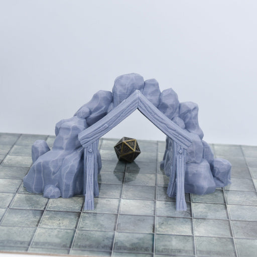 Tabletop wargaming terrain Mining Cave for dnd accessories-Scatter Terrain-Vae Victis- GriffonCo Shoppe
