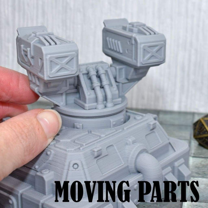 Tabletop wargaming terrain Missile Turret for dnd accessories-Scatter Terrain-EC3D- GriffonCo Shoppe