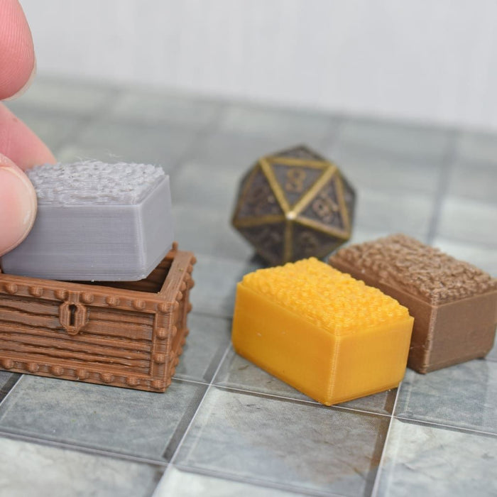 Tabletop wargaming terrain Modular Treasure Chests for dnd accessories-Scatter Terrain-Fat Dragon Games- GriffonCo Shoppe