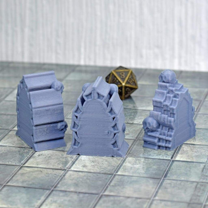 Tabletop wargaming terrain Necromancer Bookcases for dnd accessories-Scatter Terrain-Hayland Terrain- GriffonCo Shoppe