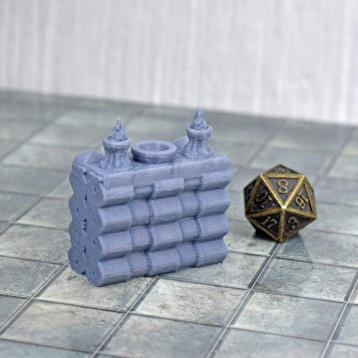 Tabletop wargaming terrain Necromancer Fireplace for dnd accessories-Scatter Terrain-Hayland Terrain- GriffonCo Shoppe
