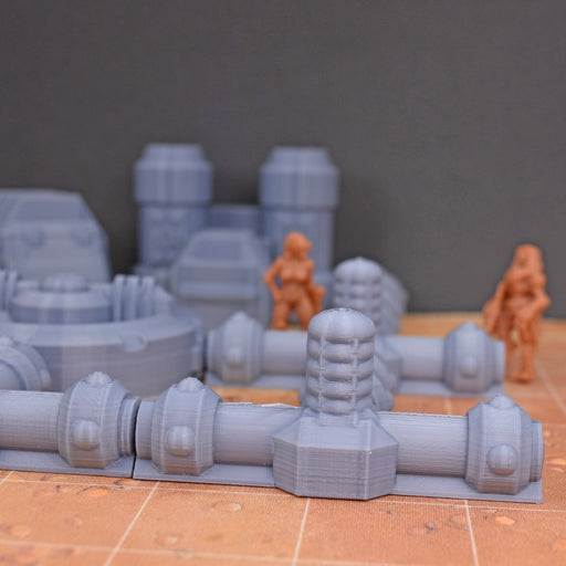 Tabletop wargaming terrain Pipes - Pipes Set for dnd accessories-Scatter Terrain-Hayland Terrain- GriffonCo Shoppe