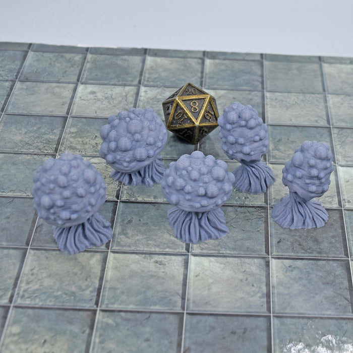 Tabletop wargaming terrain Plague Mushrooms for dnd accessories-Scatter Terrain-Duncan Shadow- GriffonCo Shoppe