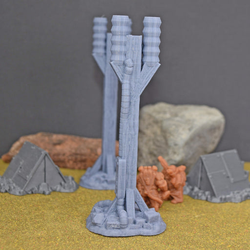 Tabletop wargaming terrain Power Poles for dnd accessories-Scatter Terrain-Hayland Terrain- GriffonCo Shoppe