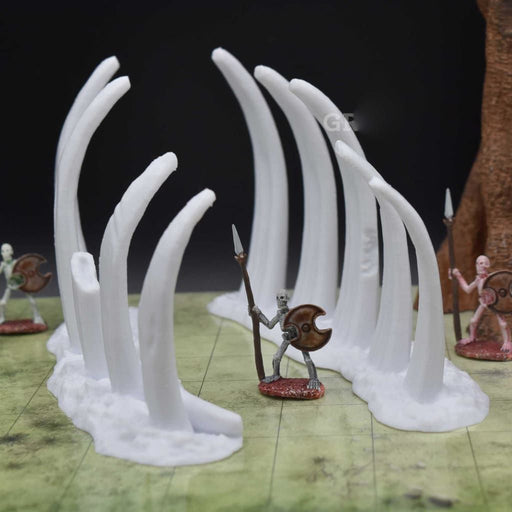 Tabletop wargaming terrain Rib Bone Remains for dnd accessories-Scatter Terrain-EC3D- GriffonCo Shoppe