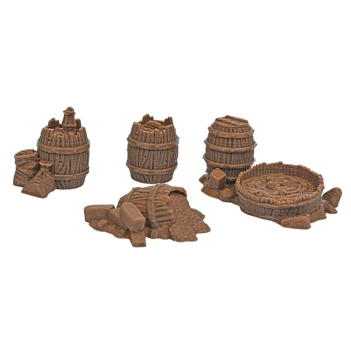 Tabletop wargaming terrain Ruined Barrels for dnd accessories-Scatter Terrain-Vae Victis- GriffonCo Shoppe