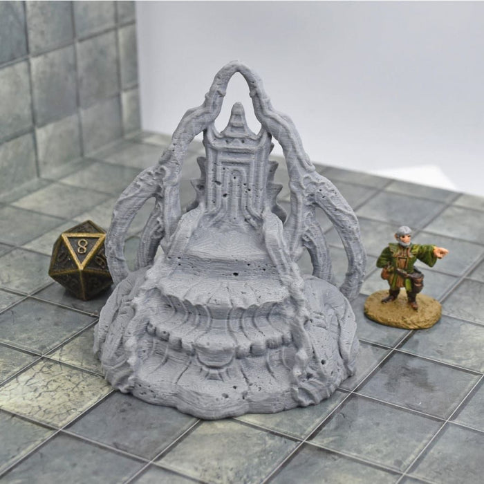 Tabletop wargaming terrain Sea King Throne for dnd accessories-Scatter Terrain-EC3D- GriffonCo Shoppe