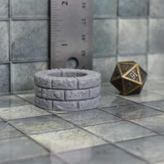 Tabletop wargaming terrain Simple Well for dnd accessories-Scatter Terrain-Fat Dragon Games- GriffonCo Shoppe