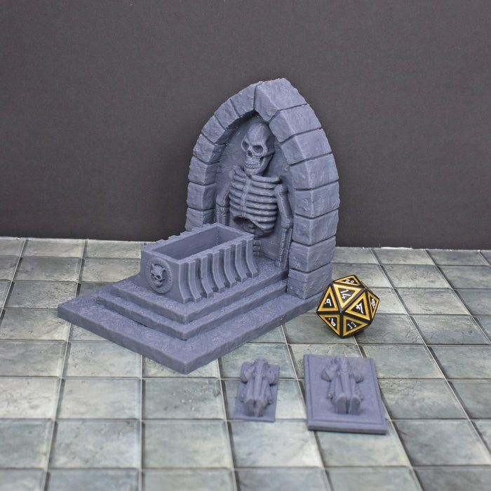 Tabletop wargaming terrain Skeleton Tomb for dnd accessories-Scatter Terrain-Fat Dragon Games- GriffonCo Shoppe