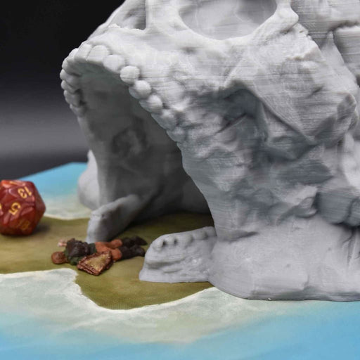 Tabletop wargaming terrain Skull Rock Cave for dnd accessories-Scatter Terrain-Fat Dragon Games- GriffonCo Shoppe