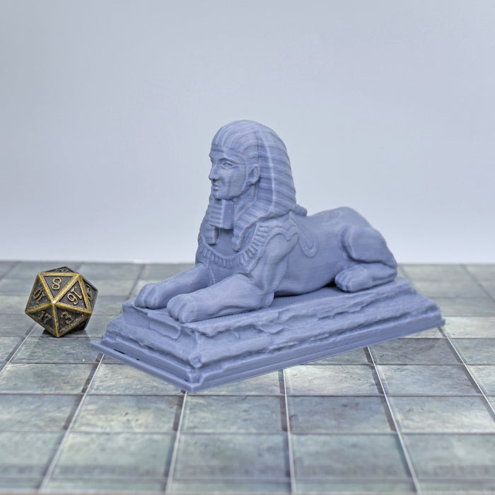 Tabletop wargaming terrain Sphinx Statue for dnd accessories-Scatter Terrain-MasterWorks OpenForge- GriffonCo Shoppe