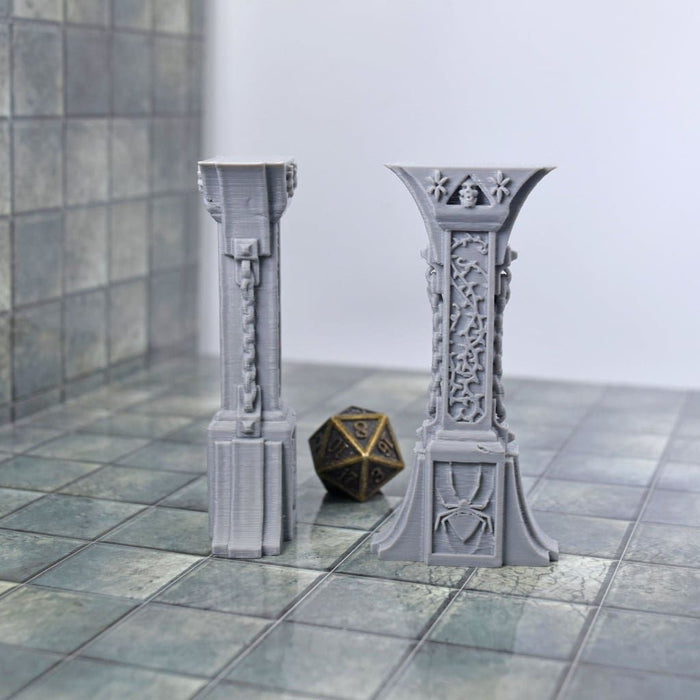 Tabletop wargaming terrain Spider Queen Pillar for dnd accessories-Scatter Terrain-EC3D- GriffonCo Shoppe