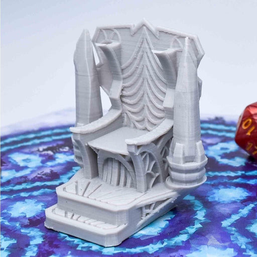 Tabletop wargaming terrain Spider Queen Throne for dnd accessories-Scatter Terrain-EC3D- GriffonCo Shoppe
