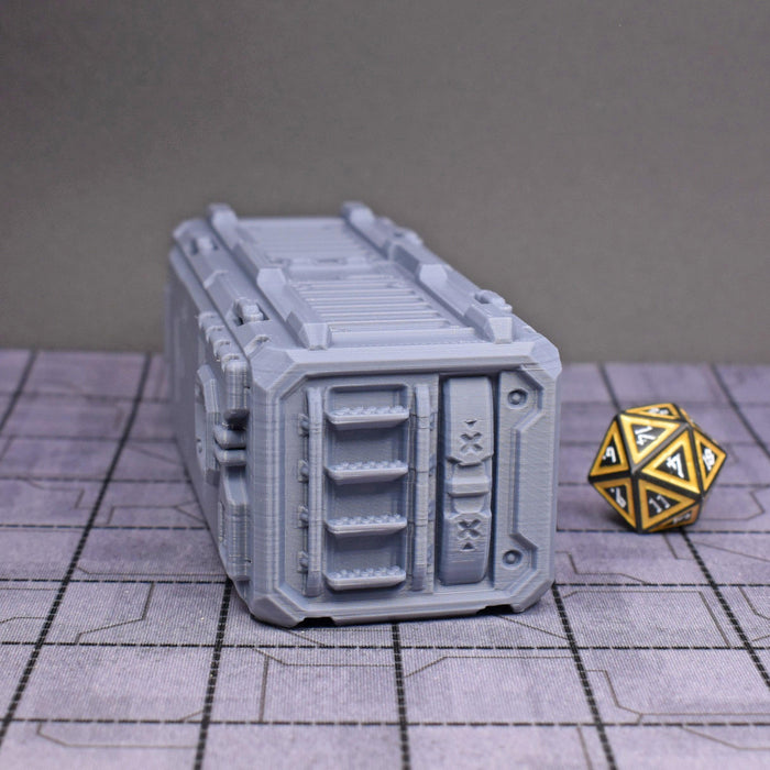 Tabletop wargaming terrain Stacking Cargo Container for dnd-Scatter Terrain-EC3D- GriffonCo Shoppe