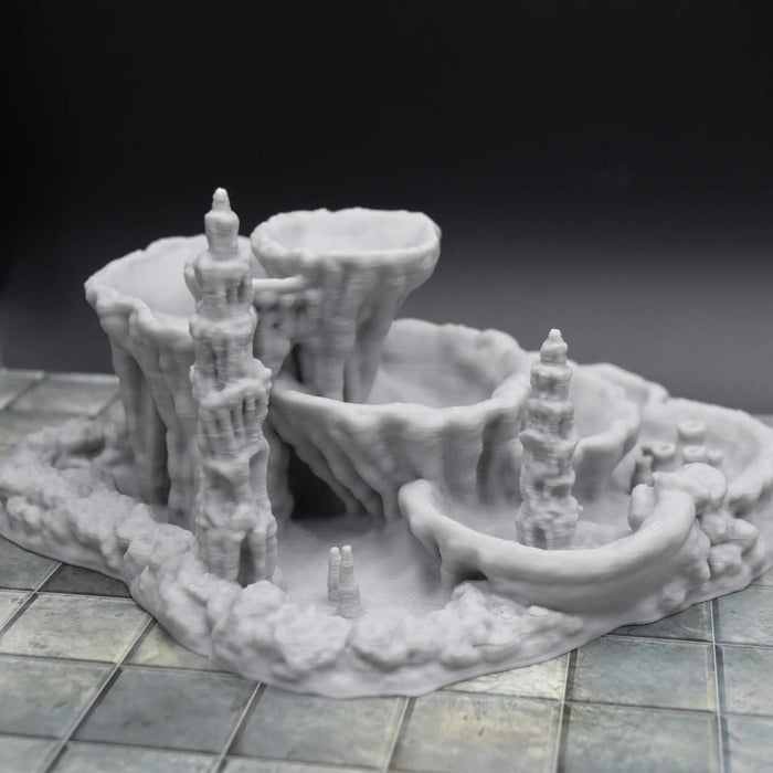 Tabletop wargaming terrain Stalagmite Cavern Pools for dnd accessories-Scatter Terrain-EC3D- GriffonCo Shoppe