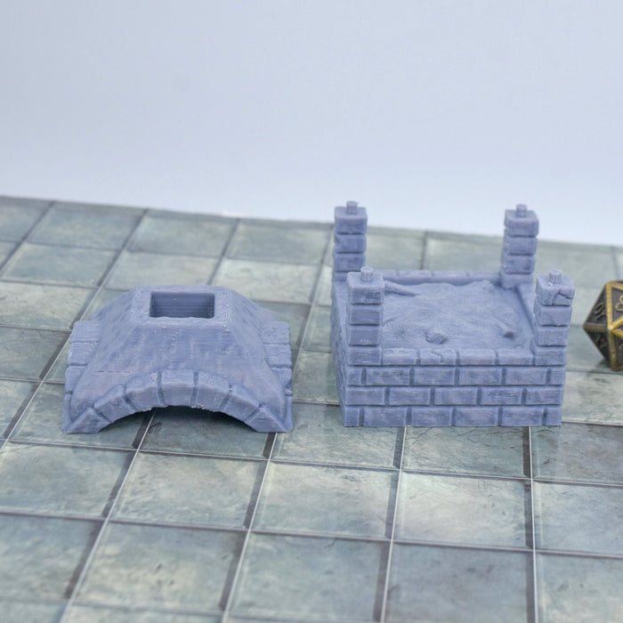 Tabletop wargaming terrain Stone Hearth for dnd accessories-Scatter Terrain-EC3D- GriffonCo Shoppe