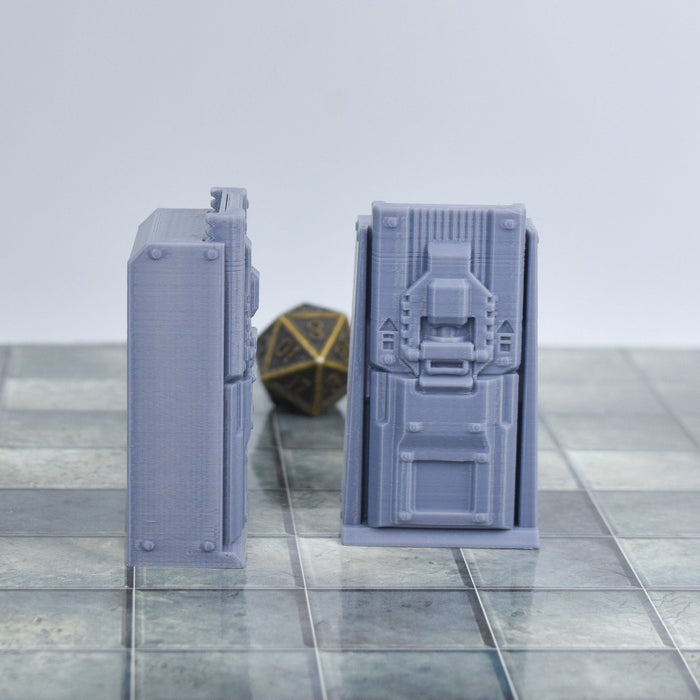 Tabletop wargaming terrain Storage Lockers for dnd accessories-Scatter Terrain-EC3D- GriffonCo Shoppe