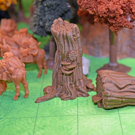 Tabletop wargaming terrain Tall Tree Stumps for dnd accessories-Scatter Terrain-Vae Victis- GriffonCo Shoppe