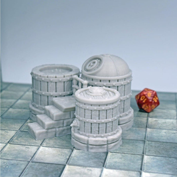 Tabletop wargaming terrain Tavern Brewing System for dnd accessories-Scatter Terrain-EC3D- GriffonCo Shoppe
