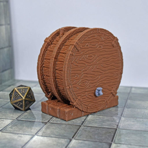 Tabletop wargaming terrain Tavern Cask for dnd accessories-Scatter Terrain-EC3D- GriffonCo Shoppe
