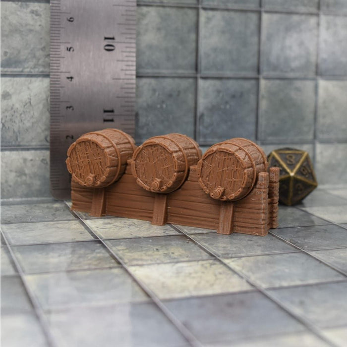 Tabletop wargaming terrain Tavern Kegs for dnd accessories-Scatter Terrain-Fat Dragon Games- GriffonCo Shoppe