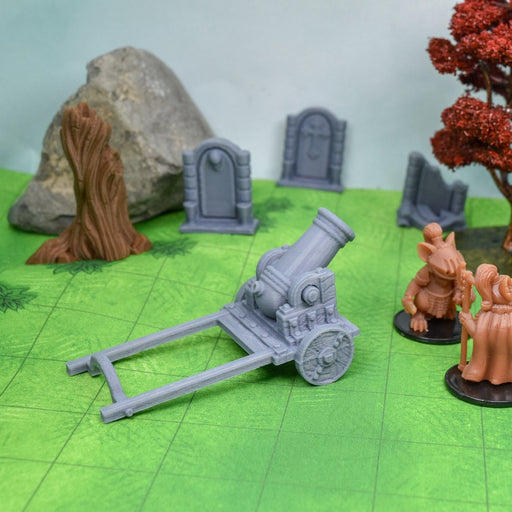 Tabletop wargaming terrain Thumper Cannon for dnd accessories-Scatter Terrain-MasterWorks OpenForge- GriffonCo Shoppe