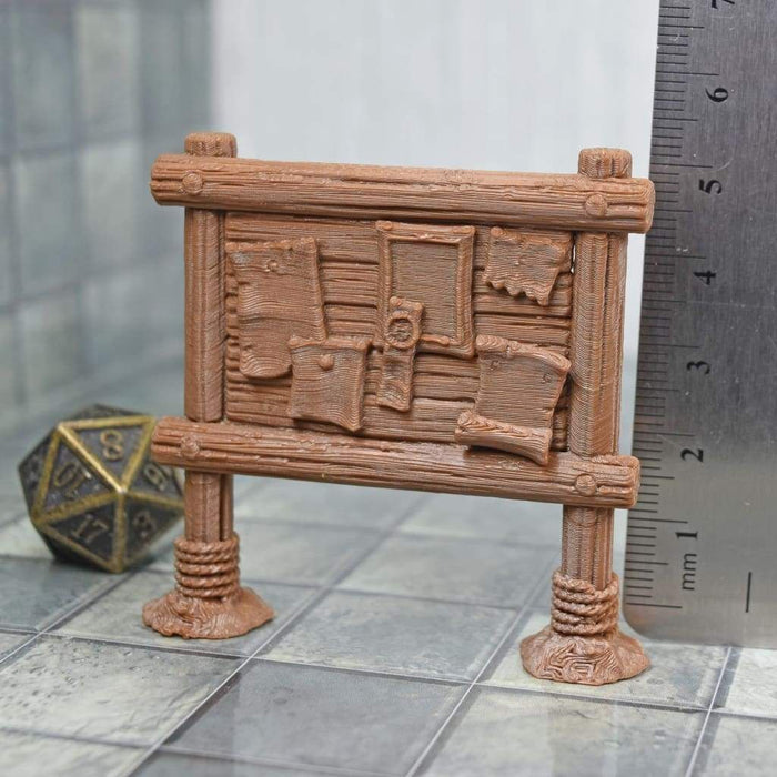 Tabletop wargaming terrain Town Quest Board for dnd accessories-Scatter Terrain-Vae Victis- GriffonCo Shoppe