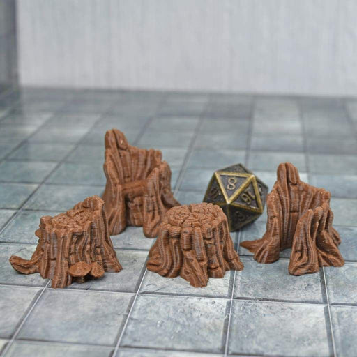 Tabletop wargaming terrain Tree Stumps for dnd accessories-Scatter Terrain-Vae Victis- GriffonCo Shoppe