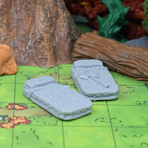Tabletop wargaming terrain Tribal Bedrolls for dnd accessories-Scatter Terrain-Hayland Terrain- GriffonCo Shoppe