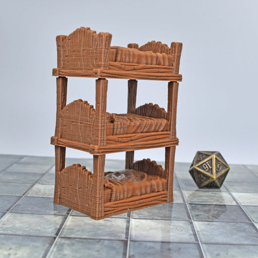 Tabletop wargaming terrain Triple Bunk Bed for dnd accessories-Scatter Terrain-Vae Victis- GriffonCo Shoppe