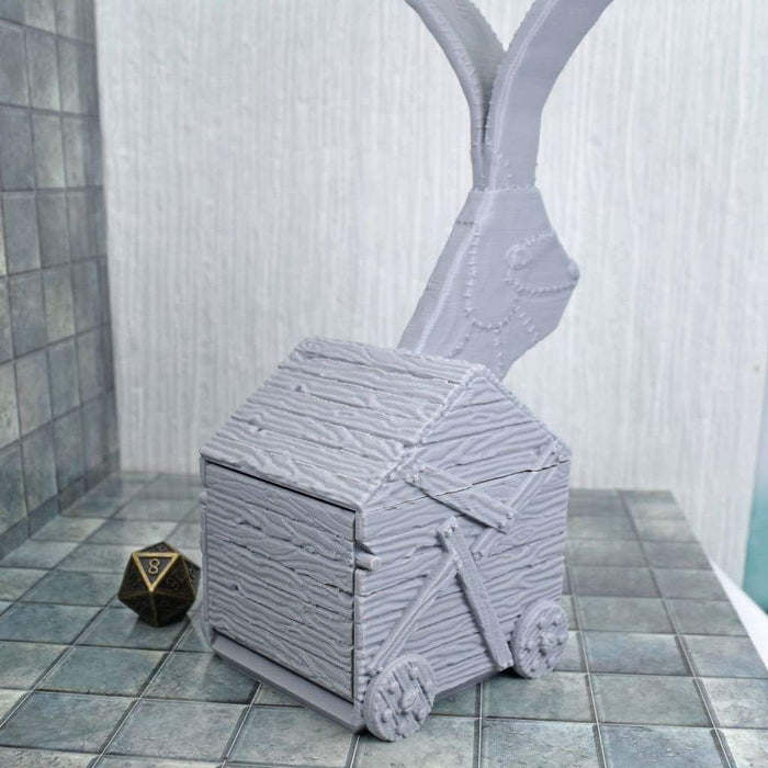 Tabletop wargaming terrain Trojan Bunny for dnd accessories-Scatter Terrain-MasterWorks OpenForge- GriffonCo Shoppe