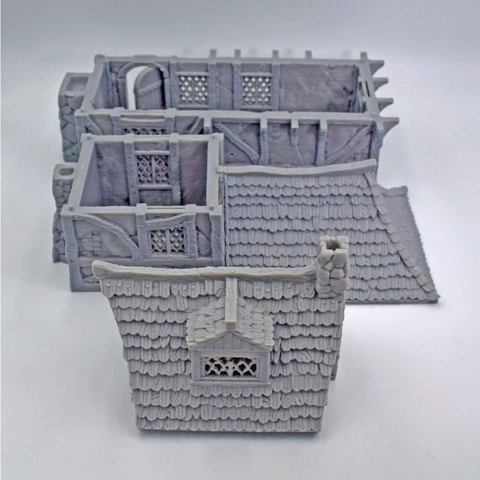 Tabletop wargaming terrain Village House for dnd accessories-Scatter Terrain-Black Scroll Games- GriffonCo Shoppe