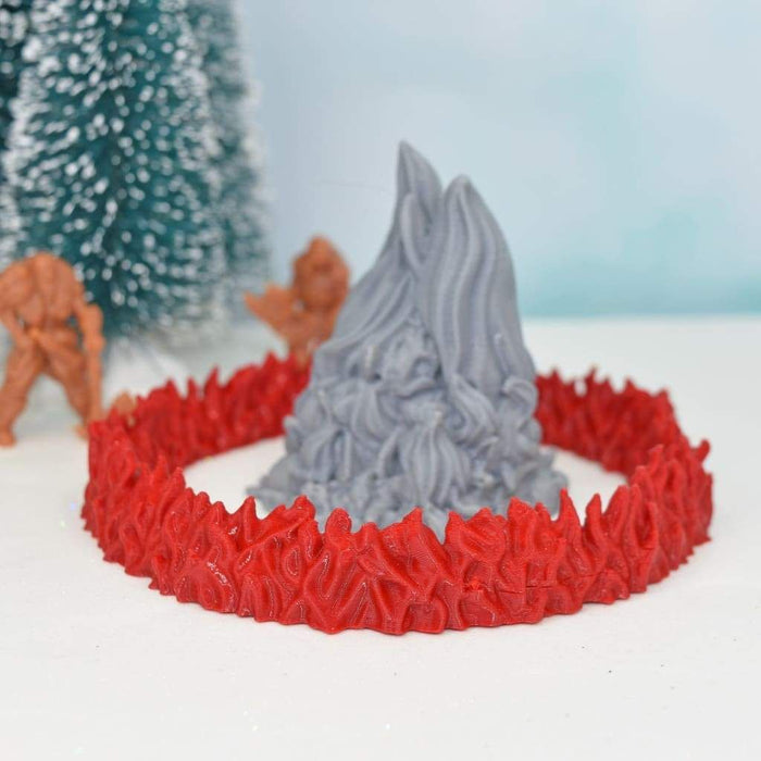 Tabletop wargaming terrain Wall of Fire Ring for dnd accessories-Scatter Terrain-Vae Victis- GriffonCo Shoppe