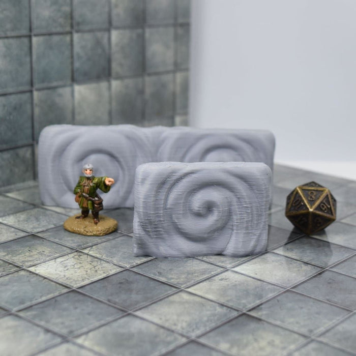 Tabletop wargaming terrain Wall of Force for dnd accessories-Scatter Terrain-Nickey's Hatchery- GriffonCo Shoppe