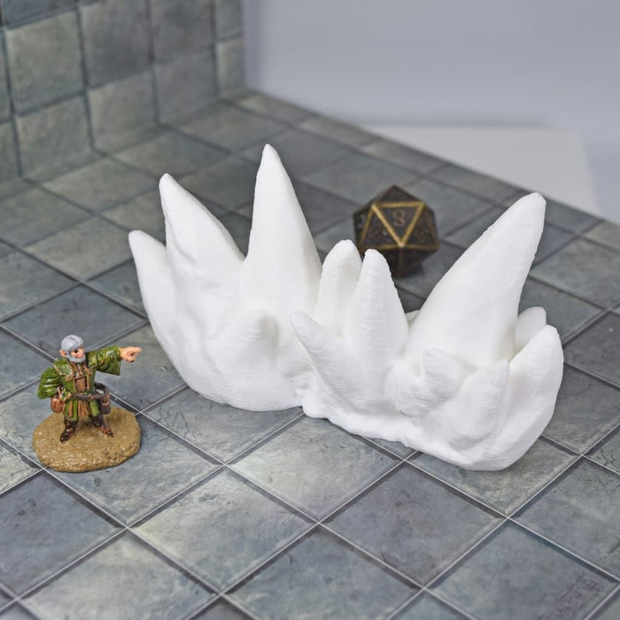 Tabletop wargaming terrain Wall of Ice for dnd accessories-Scatter Terrain-Nickey's Hatchery- GriffonCo Shoppe