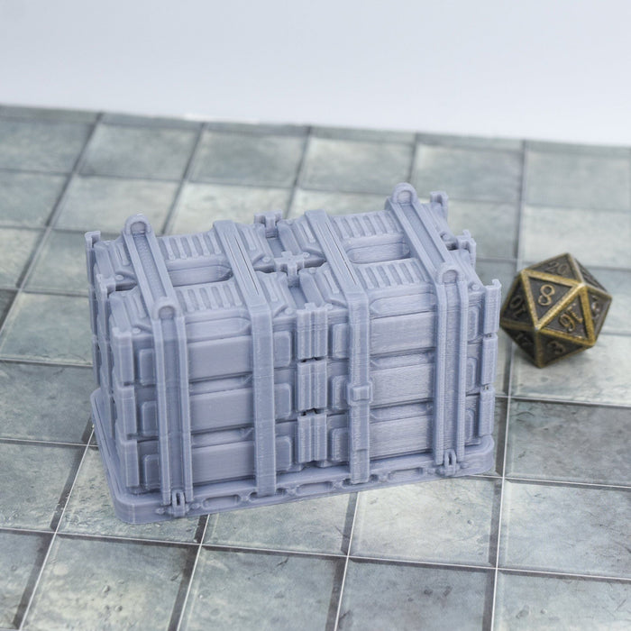 Tabletop wargaming terrain Warehouse Set for dnd accessories-Scatter Terrain-EC3D- GriffonCo Shoppe