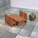 Tabletop wargaming terrain Wood Table & Chairs for dnd accessories-Scatter Terrain-Hayland Terrain- GriffonCo Shoppe