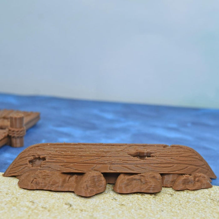 Tabletop wargaming terrain Wrecked Boat for dnd accessories-Scatter Terrain-EC3D- GriffonCo Shoppe