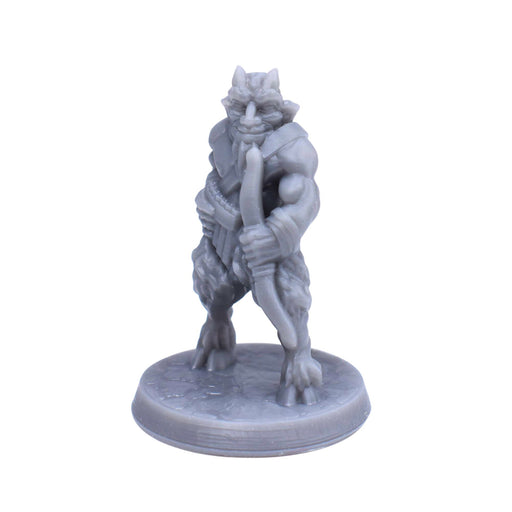 Unpainted dnd miniature Satyr figure is 3D Printed-Miniature-Brite Minis- GriffonCo Shoppe