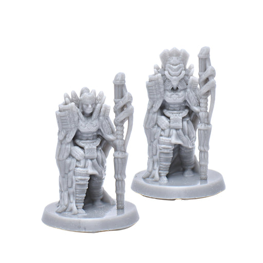 dnd Miniature Tribal Defenders Set for tabletop wargaming terrain games-Miniature-EC3D- GriffonCo Shoppe