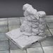 dnd Tiles DragonLock - Cavern - Wall Wavy is 3D Printed for Tabletop-Terrain Tiles-Fat Dragon Games- GriffonCo Shoppe