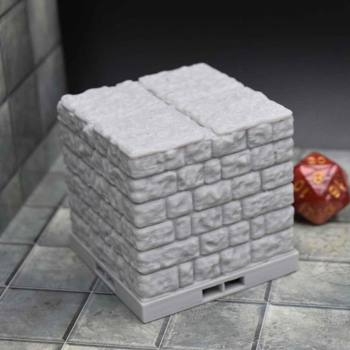 dnd Tiles DragonLock - Dungeon - Block is 3D Printed for Tabletop-Terrain Tiles-Fat Dragon Games- GriffonCo Shoppe