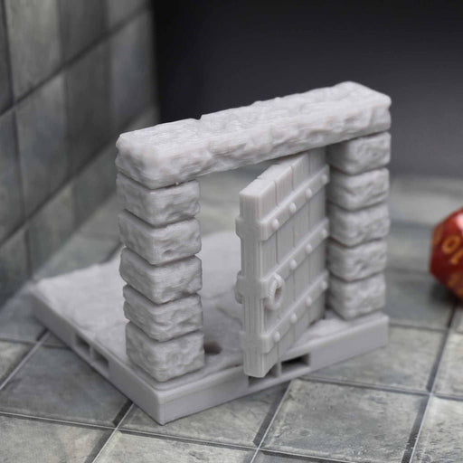 dnd Tiles DragonLock - Dungeon - Door is 3D Printed for Tabletop-Terrain Tiles-Fat Dragon Games- GriffonCo Shoppe