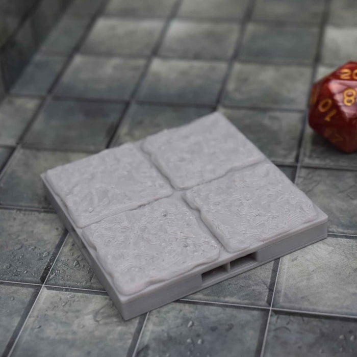 dnd Tiles DragonLock - Dungeon - Floor is 3D Printed for Tabletop-Terrain Tiles-Fat Dragon Games- GriffonCo Shoppe
