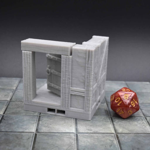 dnd Tiles DragonLock - Tavern - Door is 3D Printed for Tabletop-Terrain Tiles-Fat Dragon Games- GriffonCo Shoppe