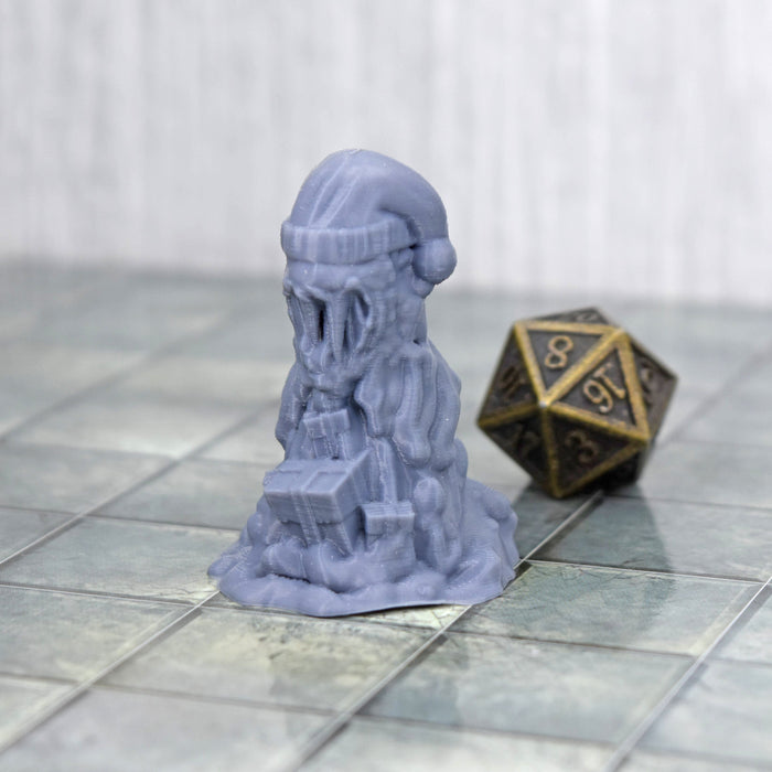 dnd miniature Blob Christmas for dungeons and slaying dragons in tabletop wargaming.-Miniature-Hayland Terrain- GriffonCo Shoppe