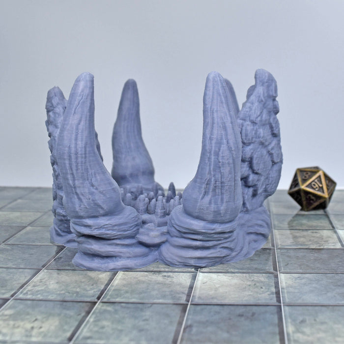 dnd miniature Breaching Sand Worm for dungeons and slaying dragons in tabletop wargaming.-Miniature-EC3D- GriffonCo Shoppe